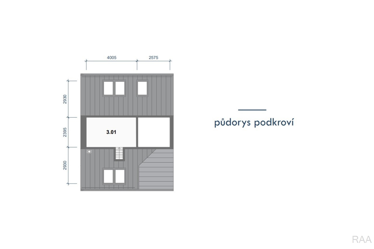 půdorys 3.NP