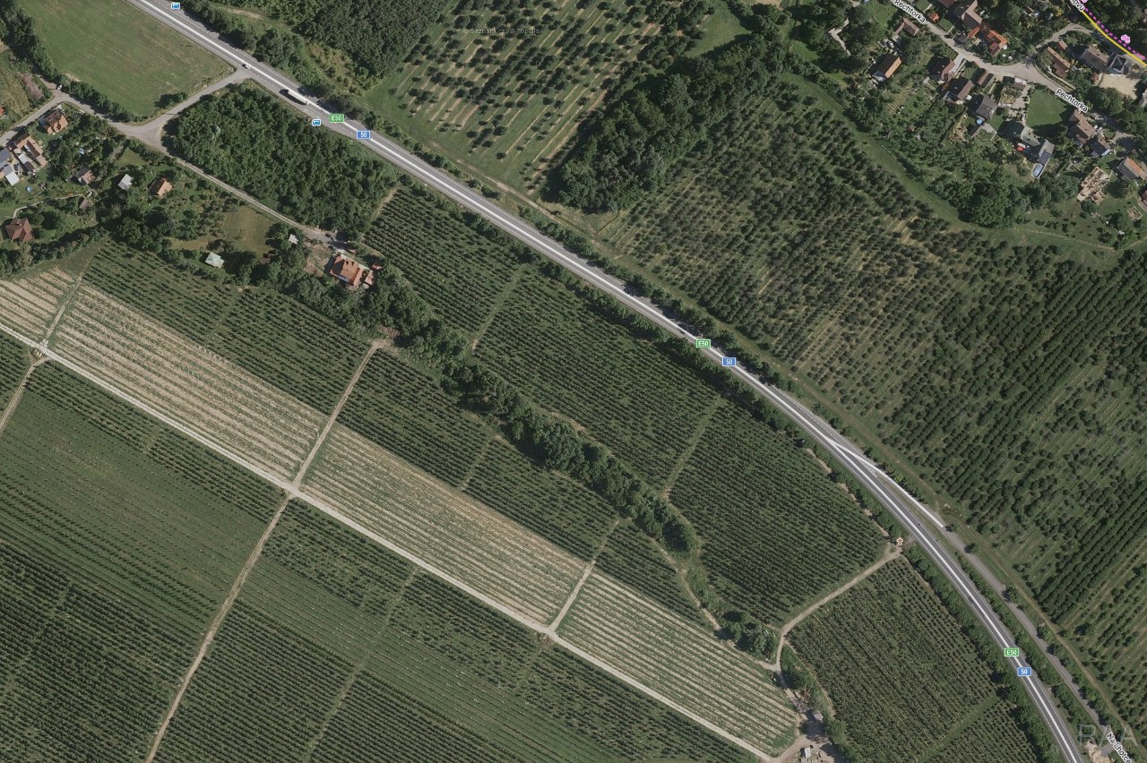 letecká mapa